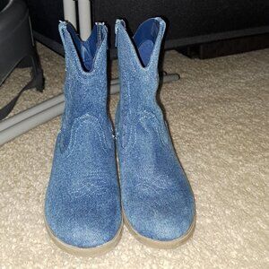 Denim Boots